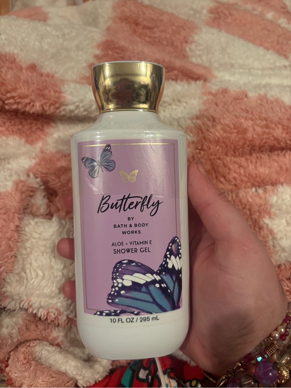 Bath & Body Works Butterfly Shower Gel - Purple & Gold Cap